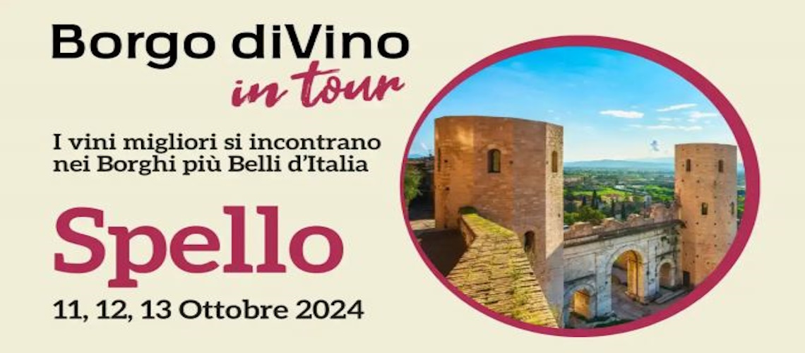 playbill borgo divino in tour - spello